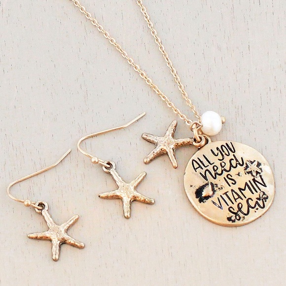 Chic by the Beach Jewelry - 🍂30% OFF BUNDLES🍂 Vitamin Sea” necklace set